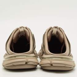 Pre Owned حذاء رياضي بالنسياغا تراك جلد صناعي بيج مقاس 42