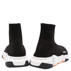 Pre Owned Balenciaga White Speed Trainers Size 43