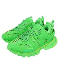 Pre Owned Balenciaga Neon Green Track Sneakers Size EU 40