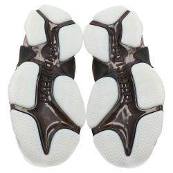 Pre Owned حذاء رياضي بالنسياغا أبيض تريبل إس نعل شفاف مقاس أوروبي 44