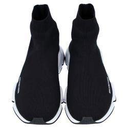 Pre Owned حذاء رياضي بالنسياغا سبيد تريكو أسود مقاس أوروبي 43