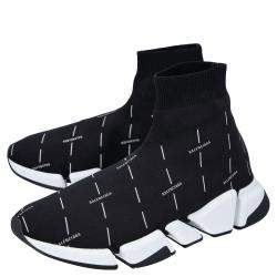 مملوكة مسبقًا حذاء رياضي بالنسياغا سبيد 2.0 أسود با لشعار مقاس أوروبي 44