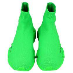 Balenciaga Green Nylon Speed 2.0 Sneakers Size 40