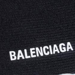 مملوكة مسبقًا حذاء رياضي بالنسياغا سبيد ترينرهاي توب قماش تريكو أسود مقاس 42