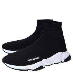 مملوكة مسبقًا Balenciaga Black Speed Sneakers EU 42