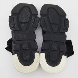 Pre Owned Balenciaga Black Knit Fabric Speed Trainers High Top Sneakers Size 42