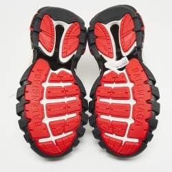 Pre Owned Balenciaga White Leather and Mesh Track 2 Sneakers Size 45