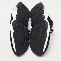 مملوكة مسبقًا Balenciaga Black Knit Fabric Speed 2.0 High Top Sneakers Size 41