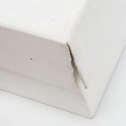 مملوكة مسبقًا Balenciaga White Leather and Mesh Race Runner Sneakers Size 44