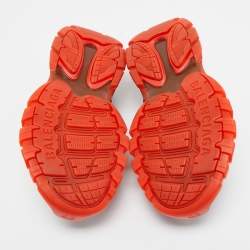 Pre Owned Balenciaga Black Leather Velcro Track  Strap Sandals Size 44