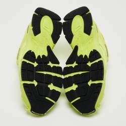 Balenciaga Green Mesh And Fabric Low Top Sneakers Size 44