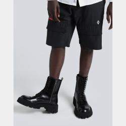 Pre Owned Balenciaga Leather Combat Boots 43