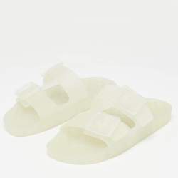 Balenciaga Transparent Rubber Mallorca Slides Size 42