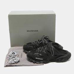 Balenciaga Black Mesh Track Mule Sneakers Size 41