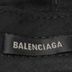 Pre Owned Balenciaga Black Cotton Baseball Cap Size M