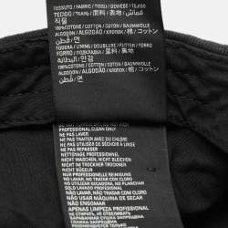 Pre Owned Balenciaga Black Cotton Baseball Cap Size M