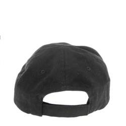 Pre Owned Balenciaga Black Cotton BB Baseball Cap L