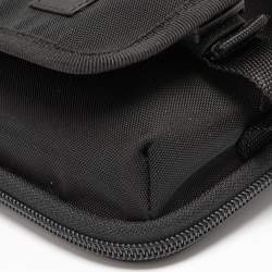 Pre Owned Balenciaga Black Nylon Explorer Crossbody Pouch Bag