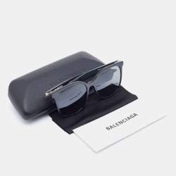 Balenciaga Black/Grey BC0018SK Wayfarer Sunglasses