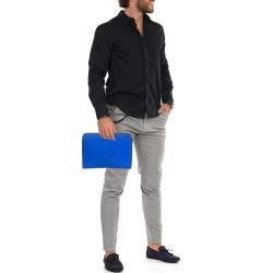Balenciaga Blue/Black Logo Nylon iPad Case