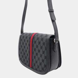 Balenciaga Black Canvas/Leather The Hacker Project Shoulder Bag