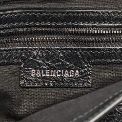 Balenciaga Black Leather Le Cagole Flap Shoulder Bag
