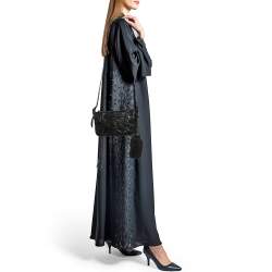 Balenciaga Black Leather Le Cagole Flap Shoulder Bag