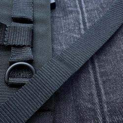 Balenciaga Black Denim Army Backpack