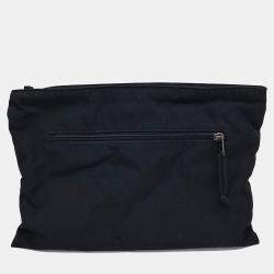 Balenciaga Black Fabric clutch