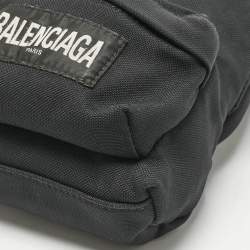 Pre Owned Balenciaga Black Nylon Mini Crossbody Bag