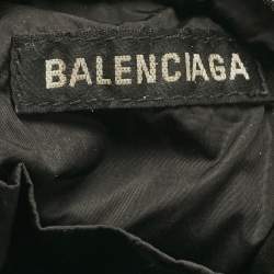 Pre Owned Balenciaga Black Nylon Mini Crossbody Bag