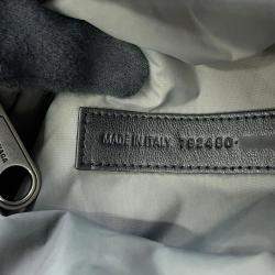 Pre Owned Balenciaga New Jersey Hobo Cool Tote Bag Gray Cotton