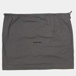 Pre Owned Balenciaga New Jersey Hobo Cool Tote Bag Gray Cotton