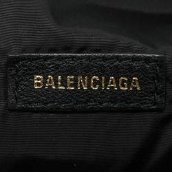 مملوكة مسبقًا Balenciaga Black/Navy Blue Nylon Belt Bag