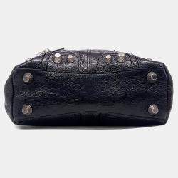 مملوكة مسبقًا حقيبة يد بالنسياغا ل كارجول رجالية جلد أسود