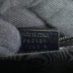 مملوكة مسبقًا حقيبة كتف بالينسياغا غوتشي بالينسياغا ذا هاكر بروجكت أوفيديا قماش جلدي أسود