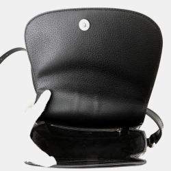 مملوكة مسبقًا حقيبة كتف بالينسياغا غوتشي بالينسياغا ذا هاكر بروجكت أوفيديا قماش جلدي أسود