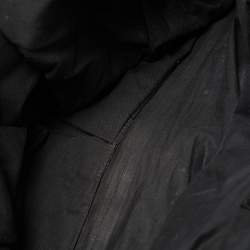 Pre Owned Balenciaga Voyage 24H Black Leather Duffel Bag