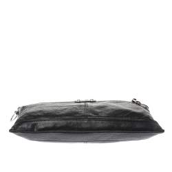 Pre Owned Balenciaga Black Leather Medium Classic City Pouch