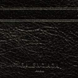 Pre Owned Balenciaga Multicolor Leather Bazar Bi Fold Compact Wallet