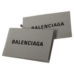 Balenciaga Black Nylon Logo Crest Backpack