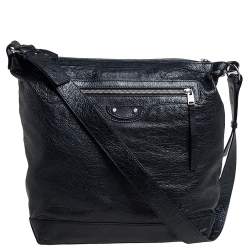 Ocean ekspertise Lim Balenciaga Black Leather RH Day Messenger Bag Balenciaga | TLC