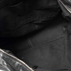 Pre Owned Balenciaga Black Leather RH Briefcase Bag
