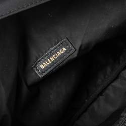 Balenciaga Black Logo Nylon Explorer Belt Bag