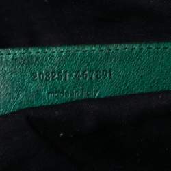 Balenciaga Green Leather Motorcross Voyage Duffel Bag
