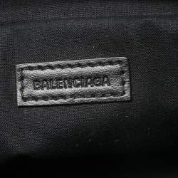 Balenciaga Black Leather Explorer Crossbody Bag