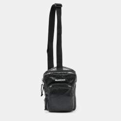 Balenciaga Black Leather Explorer Crossbody Bag Balenciaga | TLC