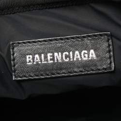 Balenciaga Black Nylon Army Pouch