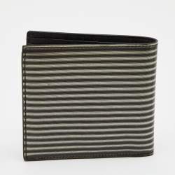 Pre Owned Balenciaga Silver/Grey Vinyl Bifold Wallet