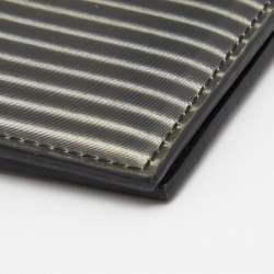 Pre Owned Balenciaga Silver/Grey Vinyl Bifold Wallet